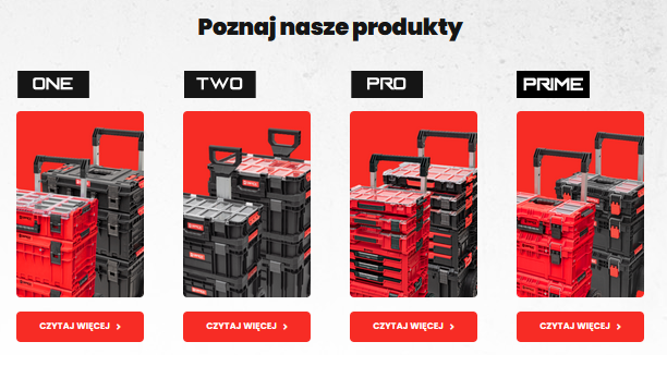 Opis skrzyń Qbrick System - ONE, PRIME, TWO czy PRO, który jest najlepszy dla mnie?