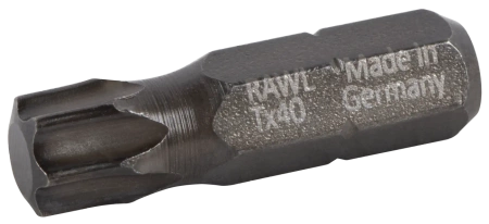 Udarowe bity Torx T40, 25 mm - opakowanie plastikowe - 20 szt.