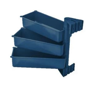 Eko Pivot - zestaw 3 pojemników obrotowych niebieski