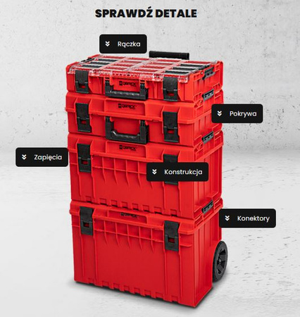 QBRICK ONE Organizer M Red Ultra HD