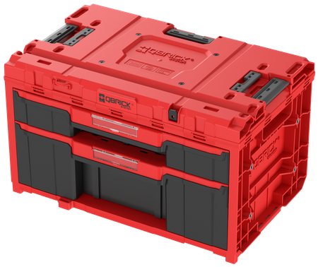 Qbrick System ONE Workshop Drawers SET 5 Red Ultra HD