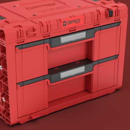Qbrick System PRIME Drawer 2 Toolbox Expert Red Ultra HD