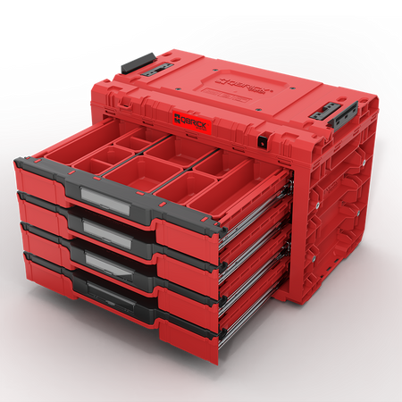 Qbrick System PRIME Drawer 4 Toolbox Expert Red Ultra HD