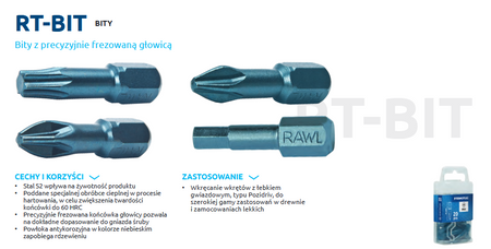 PZ3 25mm bity TORSION Pozidriv 3szt blister
