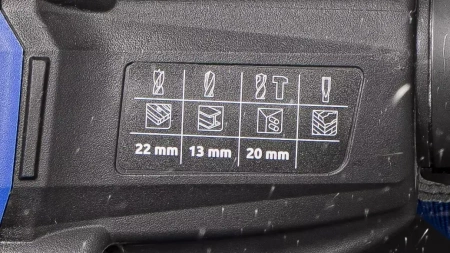 Młotowiertarka 18V 20 mm 2,0 J bez akumulatora i ładowarki walizka RawlCase