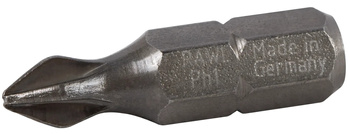 Udarowe bity Phillips PH1, 25 mm - opakowanie plastikowe - 20 szt.