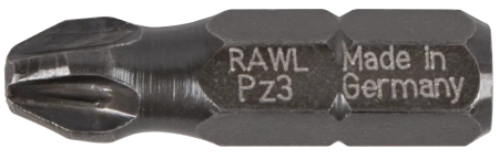 Udarowe bity Pozidriv PZ3, 25 mm - opakowanie plastikowe - 20 szt.