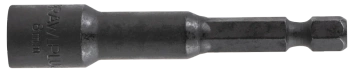 8mm uchwyt HEX 1/4" nasadka udarowa Cr-Mo dł. 65mm - opakowanie plastikowe - 3 szt.