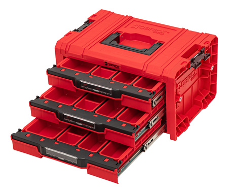 QBRICK Skrzynka PRO Drawer 3 Toolbox 2.0 RED Expert