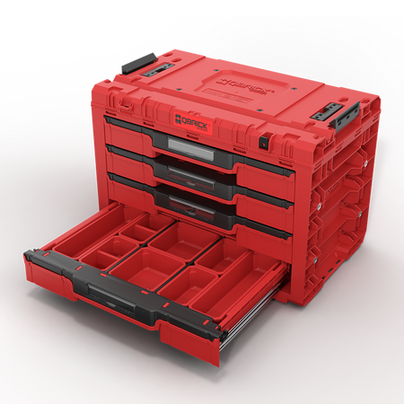 Qbrick System PRIME Drawer 4 Toolbox Expert Red Ultra HD
