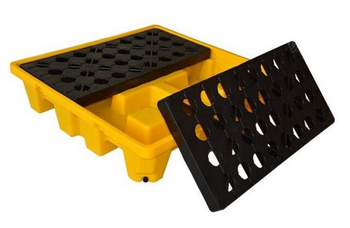 Wanna wychwytowa niskoprofilowa na 4 beczki, 130x130x15, 167 l