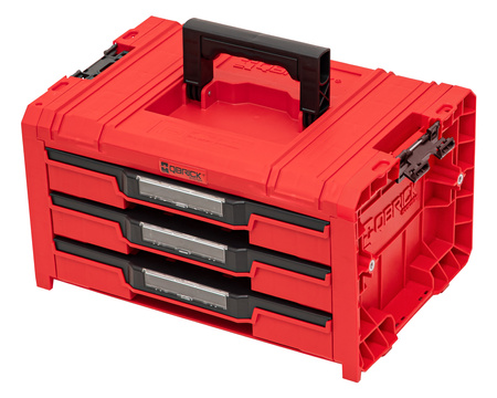 QBRICK Skrzynka PRO Drawer 3 Toolbox 2.0 RED Expert