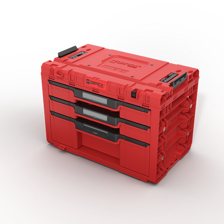 Qbrick System PRIME Drawer 3 Toolbox Expert Red Ultra HD