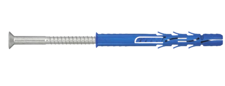 FF1 Kołek ramowy poliamidowy 10x200 mm z lejkiem, wkręt ocynk galwaniczny, [OP 25]