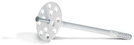 Kołek fasadowy z wbijanym trzpieniem metalowym KI-10M 220 mm - opakowanie kartonowe - 250 szt.