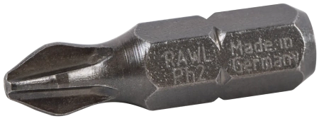 Udarowe bity Phillips PH2, 25 mm - opakowanie plastikowe - 20 szt.