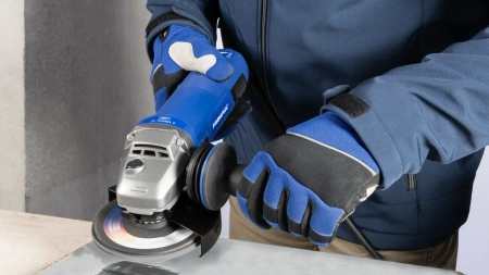 Szlifierka kątowa 1500W z płynną regulacją prędkości, śr. tarczy 125mm, 230V AC