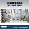 Zestaw adapterów do kuwet Tablica narzędziowa - Tool Wall Panel - 6szt 