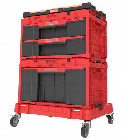 Qbrick System ONE Workshop Drawers SET 7 Red Ultra HD