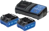 Zestaw 2 akumulatorów 18 V 5,0 Ah oraz szybkiej ładowarki 6,5 A
