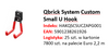 Qbrick System Custom Small U Hook 