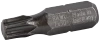 Udarowe bity Torx T30, 25 mm - opakowanie plastikowe - 20 szt.