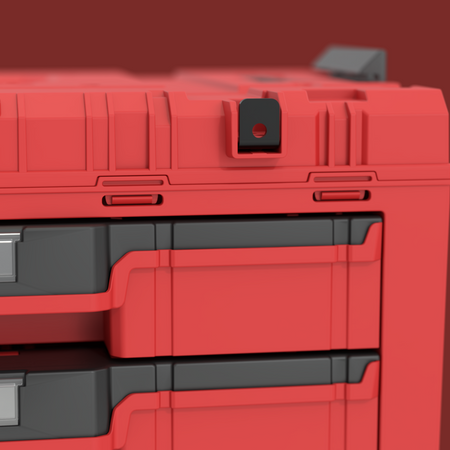 Qbrick System PRIME Drawer 3 Toolbox Expert Red Ultra HD