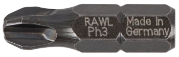 Udarowe bity Phillips PH3, 25 mm - opakowanie plastikowe - 20 szt.