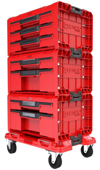 Zestaw Qbrick System PRO RED WORKSHOP DRAWER SET 3