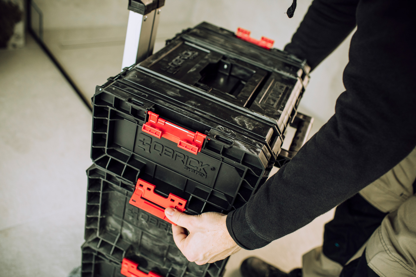 QBRICK Skrzynka PRO Drawer 2 Toolbox 2.0 RED Expert