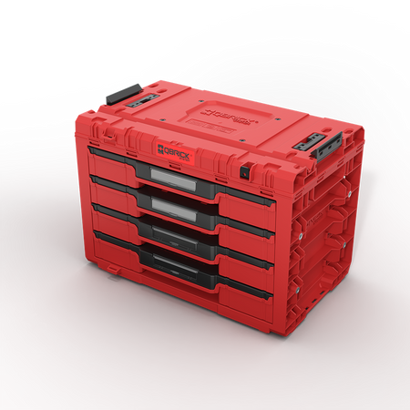Qbrick System PRIME Drawer 4 Toolbox Expert Red Ultra HD