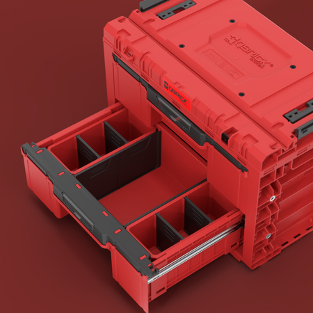 Qbrick System PRIME Drawer 3 Toolbox Expert Red Ultra HD
