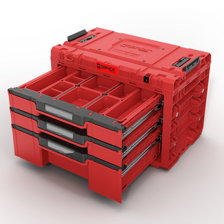 Qbrick System PRIME Drawer 3 Toolbox Expert Red Ultra HD