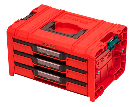 QBRICK Skrzynka PRO Drawer 3 Toolbox 2.0 RED Expert