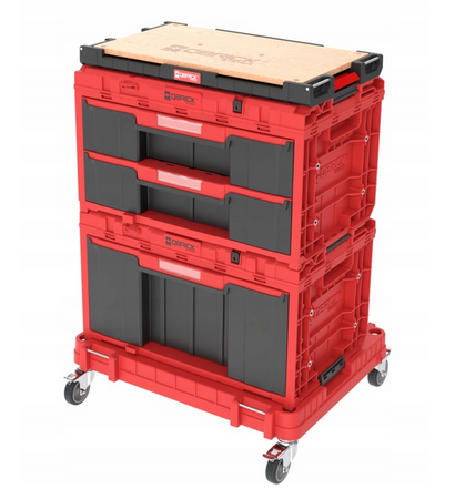 Qbrick System ONE Workshop Drawers SET 7 Red Ultra HD