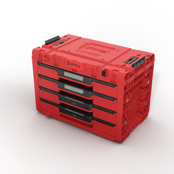 Qbrick System PRIME Drawer 4 Toolbox Expert Red Ultra HD