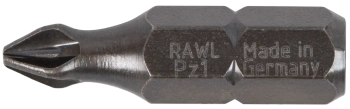 Udarowe bity Pozidriv PZ1, 25 mm - opakowanie plastikowe - 20 szt.
