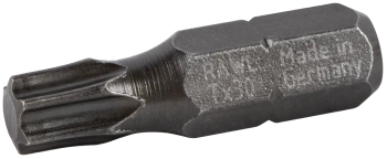 Udarowe bity Torx T30, 25 mm - opakowanie plastikowe - 20 szt.