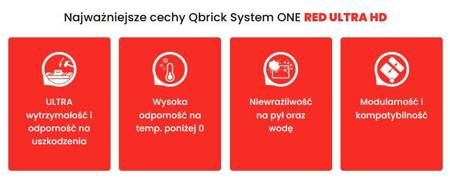 QBRICK ONE Organizer M PLUS Red Ultra HD