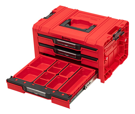 QBRICK Skrzynka PRO Drawer 3 Toolbox 2.0 RED Expert