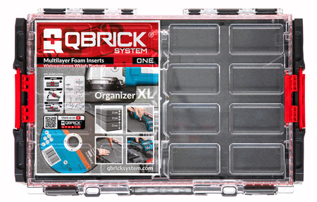 Qbrick System ONE Organizer XL Multilayer Foam Inserts
