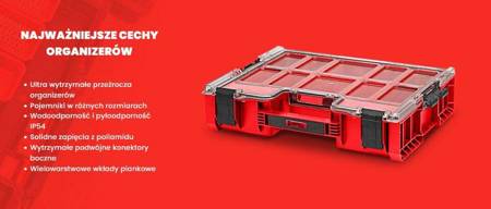 Qbrick System PRO Organizer 100 RED Ultra HD