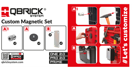 Zestaw Qbrick System Custom Magnetic Set